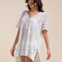 Women's Solid Color Simple Style Cover Ups main image 3