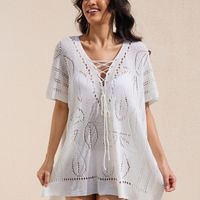 Women's Solid Color Simple Style Cover Ups main image 5