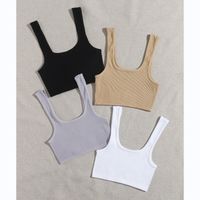 Women's Vest T-Shirts Simple Style Classic Style Solid Color main image 7