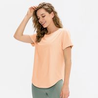 Women's T-shirt Short Sleeve T-Shirts Sports Solid Color main image 5