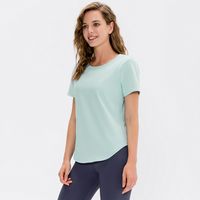 Women's T-shirt Short Sleeve T-Shirts Sports Solid Color main image 3