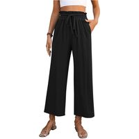 Women's Holiday Daily Vintage Style Solid Color Full Length Pocket Casual Pants main image 5