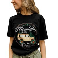 Women's T-shirt Short Sleeve T-Shirts Printing Vacation Letter main image 3