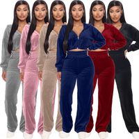 Holiday Daily Women's Casual Solid Color Polyester Pants Sets Pants Sets main image 6