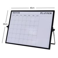 1 Piece Solid Color Class Learning Metal Casual Handwriting Board sku image 9
