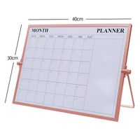 1 Piece Solid Color Class Learning Metal Casual Handwriting Board sku image 11