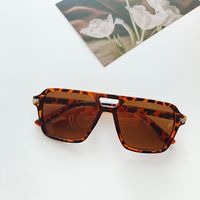 Simple Style Solid Color Pc Resin Square Full Frame Women's Sunglasses sku image 1