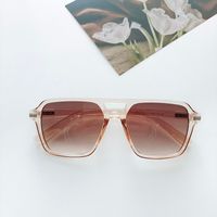 Simple Style Solid Color Pc Resin Square Full Frame Women's Sunglasses sku image 2