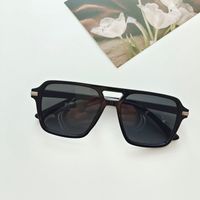 Simple Style Solid Color Pc Resin Square Full Frame Women's Sunglasses sku image 3