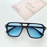Simple Style Solid Color Pc Resin Square Full Frame Women's Sunglasses sku image 5