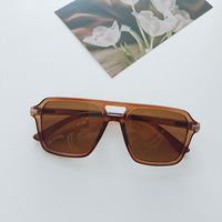 Simple Style Solid Color Pc Resin Square Full Frame Women's Sunglasses sku image 7