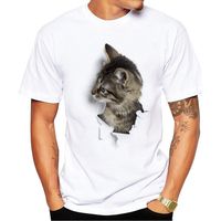 Men's Cartoon Casual Round Neck Short Sleeve Regular Fit Men's T-shirt main image 4