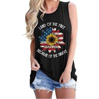 Women's T-shirt Sleeveless T-Shirts Casual Solid Color main image 3