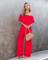 Women's Daily Streetwear Solid Color Full Length Backless Jumpsuits main image 2