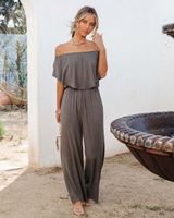 Women's Daily Streetwear Solid Color Full Length Backless Jumpsuits main image 5