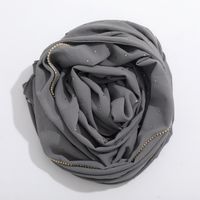 Women's Basic Solid Color Polyester Scarf sku image 12