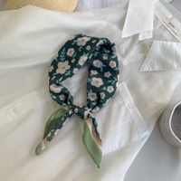 Women's Pastoral Flower Cotton And Linen Silk Scarf sku image 9