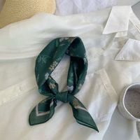 Women's Pastoral Flower Cotton And Linen Silk Scarf sku image 14