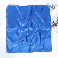 Women's Simple Style Solid Color Polyester Silk Scarf main image 3