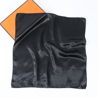 Women's Simple Style Solid Color Polyester Silk Scarf main image 4