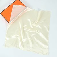 Women's Simple Style Solid Color Polyester Silk Scarf sku image 18