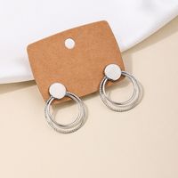 1 Pair Casual Simple Style Round Alloy Drop Earrings main image 5