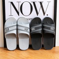 Men's Casual Solid Color Open Toe Slides Slippers main image 3