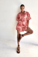 Daily Women's Elegant Abstract Spandex Polyester Shorts Sets Shorts Sets main image 3