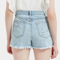 Women's Holiday Daily Streetwear Solid Color Shorts Jeans main image 2