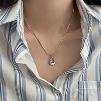 Simple Style Geometric Alloy Plating None Platinum Plated Women's Pendant Necklace main image 7