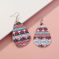 1 Pair Casual Simple Style Sunflower Star Imitation Leather Drop Earrings main image 8