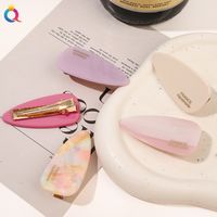 Women's Casual Simple Style Letter Alloy Plastic Hair Clip main image 3