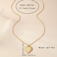 Einfacher Stil Pendeln Herzform Legierung Frau Halskette Mit Anhänger main image 2