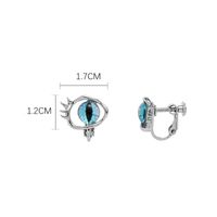 1 Pair Casual Simple Style Eye Plating Alloy Resin Ear Cuffs sku image 1