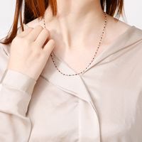 Stainless Steel Simple Style Geometric Necklace main image 10