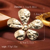 Wholesale Jewelry Cute Exaggerated Flower Alloy Open Rings sku image 1