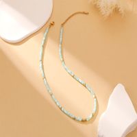 Stainless Steel Natural Stone Casual Simple Style Geometric Necklace sku image 2