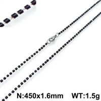 Stainless Steel Simple Style Geometric Necklace sku image 2
