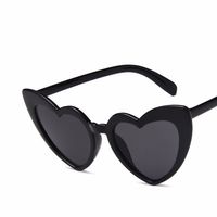 Fashion Heart Shape Ac Special-Shaped Mirror Full Frame Women's Sunglasses sku image 2