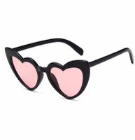Fashion Heart Shape Ac Special-Shaped Mirror Full Frame Women's Sunglasses sku image 5