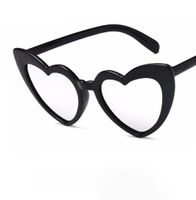 Fashion Heart Shape Ac Special-Shaped Mirror Full Frame Women's Sunglasses sku image 7