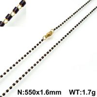 Stainless Steel Simple Style Geometric Necklace sku image 42
