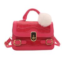 Women's Pu Leather Solid Color Elegant Flip Cover Handbag sku image 10