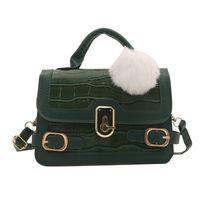 Women's Pu Leather Solid Color Elegant Flip Cover Handbag sku image 12