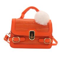 Women's Pu Leather Solid Color Elegant Flip Cover Handbag sku image 16