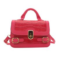 Women's Pu Leather Solid Color Elegant Flip Cover Handbag sku image 2