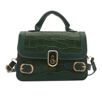 Women's Pu Leather Solid Color Elegant Flip Cover Handbag sku image 4