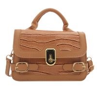 Women's Pu Leather Solid Color Elegant Flip Cover Handbag sku image 5