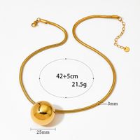 304 Stainless Steel 16K Gold Plated White Gold Plated Gold Plated Casual Simple Style Plating Heart Shape Pendant Necklace main image 4