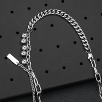 304 Stainless Steel Hip-Hop Geometric Necklace main image 4